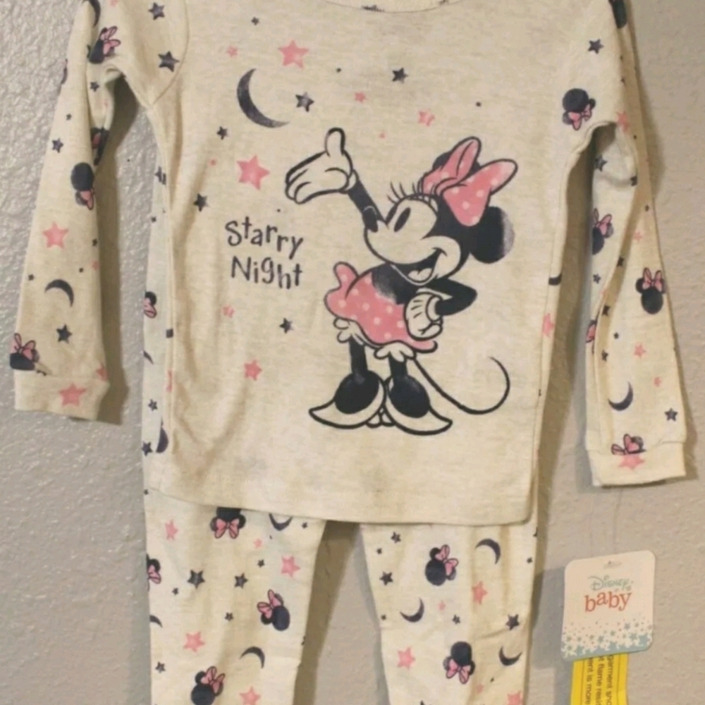 Minnie Mouse Starry Night Pajamas Size 24M
